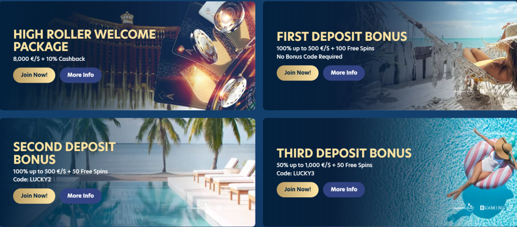 lucky dreams deposit bonuses